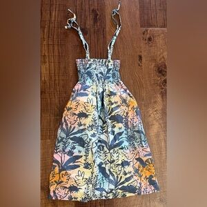 Tea collection girls smocked cotton dress sz 5